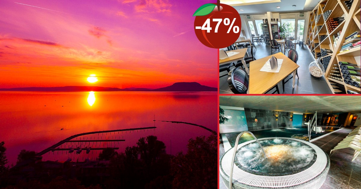 Badacsonyi&nbsp;borkóstolós wellness, most&nbsp;̶9̶4̶.̶9̶0̶0̶ ̶F̶t̶ helyett&nbsp;49&nbsp;900&nbsp;Ft