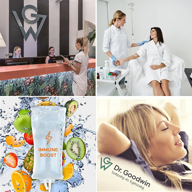Infúziós immunerősítés és vitaminterápia Dr. Goodwin Instant Hidratáló Koktéllal