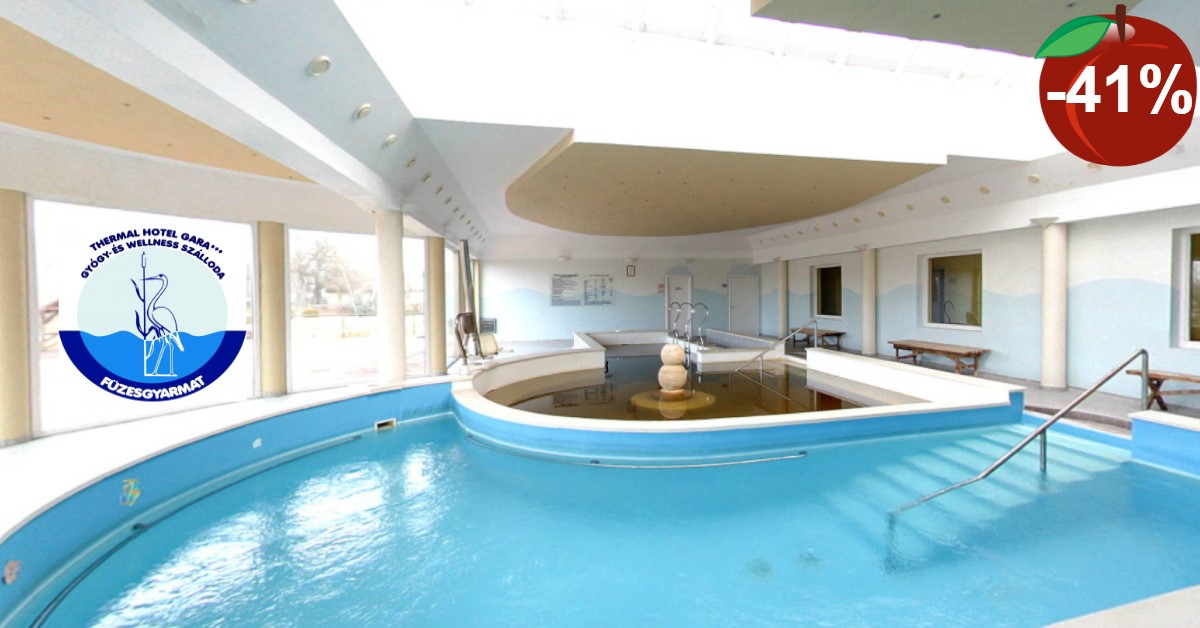 Termálvizes wellness Füzesgyarmaton, &nbsp;̶4̶1̶.9̶0̶0̶ F̶t̶ helyett ​24.900 Ft