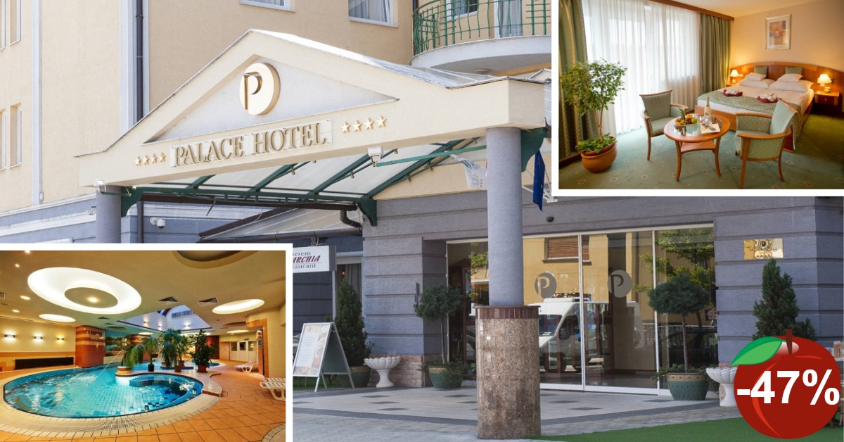 Év végi wellness Hévízen, a&nbsp;Palace Hotelben, most&nbsp;&nbsp;̶8̶4̶.̶9̶0̶0̶ ̶F̶t̶ helyett&nbsp;44&nbsp;900&nbsp;Ft